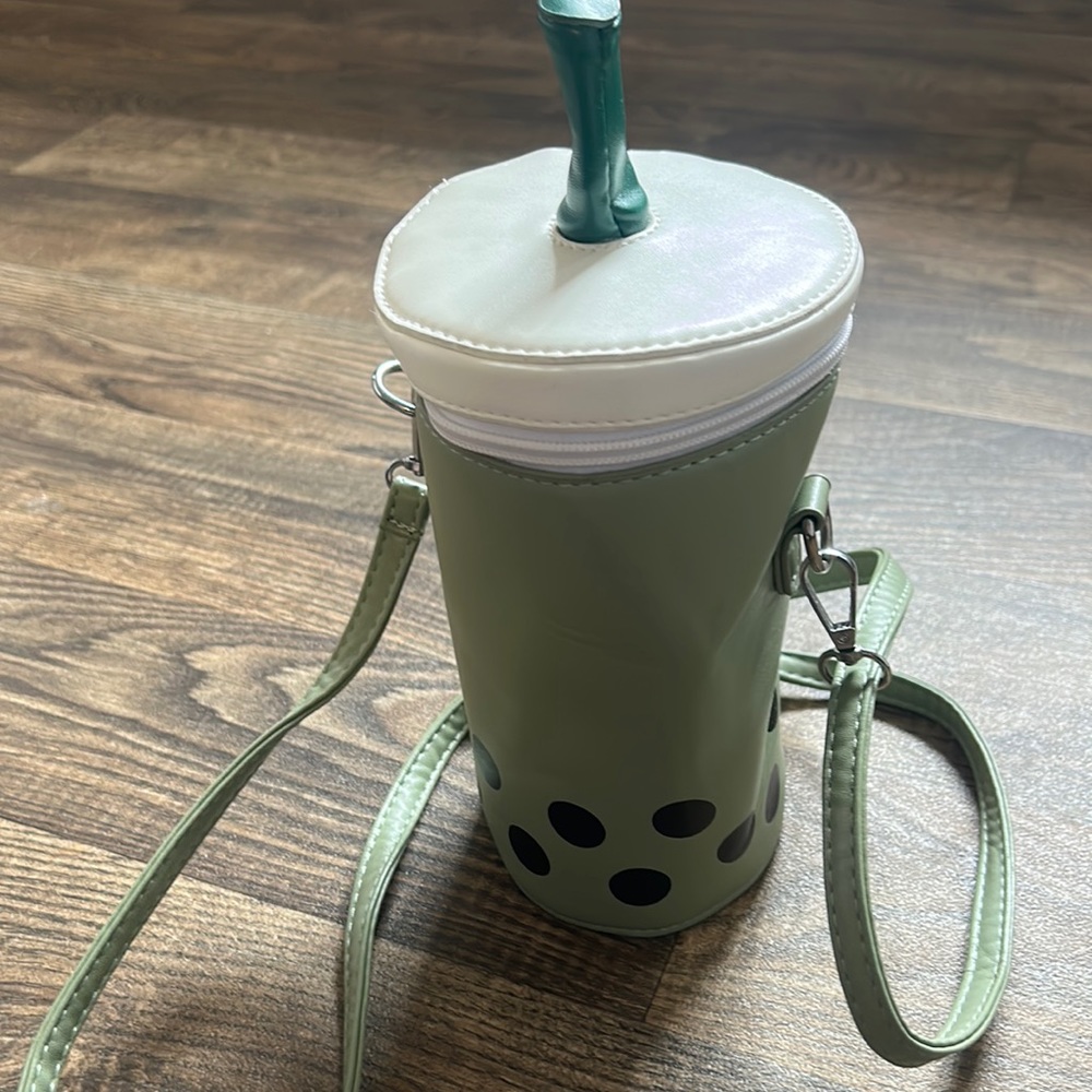 Green tea boba bag